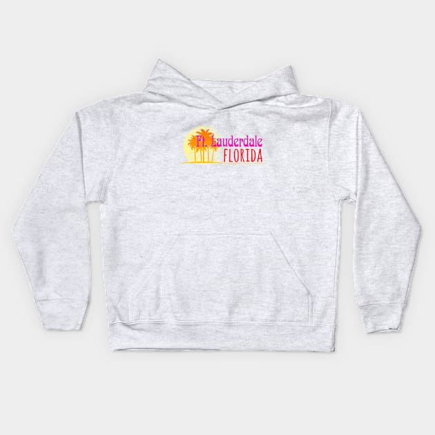 Life's a Beach: Ft. Lauderdale, Florida Kids Hoodie by Naves